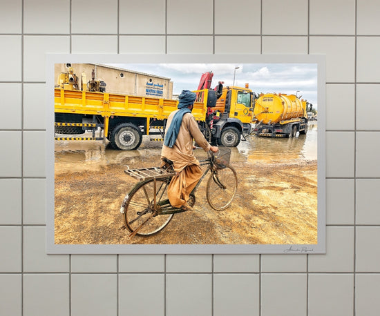 MAN ON A BICYCLE